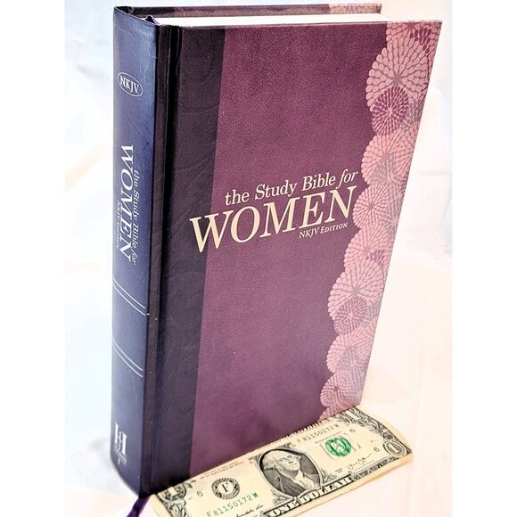 Study Bible for Women: NKJV Edition (2015 1st Ed. Purple HC no DJ) - Picture 1 of 13